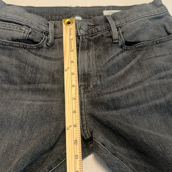 FRAME Men's Gray Black L'homme Slim Fit Jeans, Bedwell In Badlands Size 32 Short - Picture 7 of 12